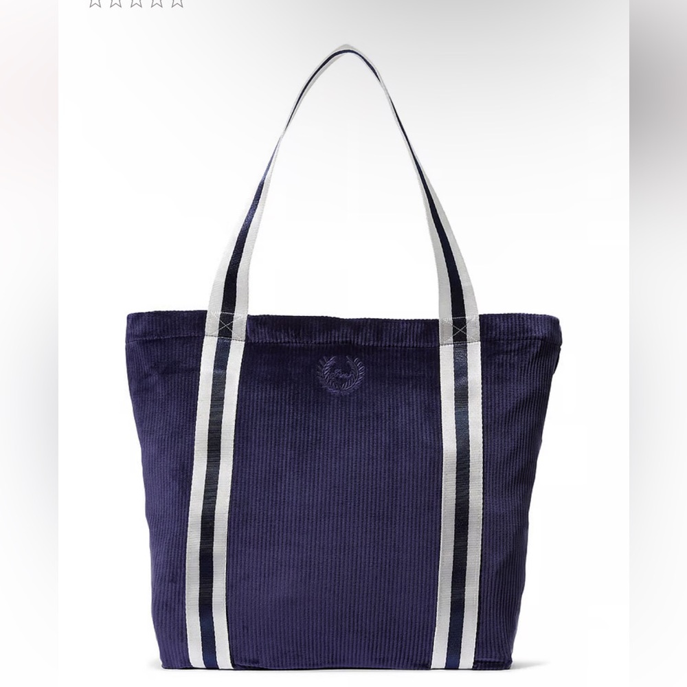 Pink Victoria's Secret
Ribbed Velour Tote